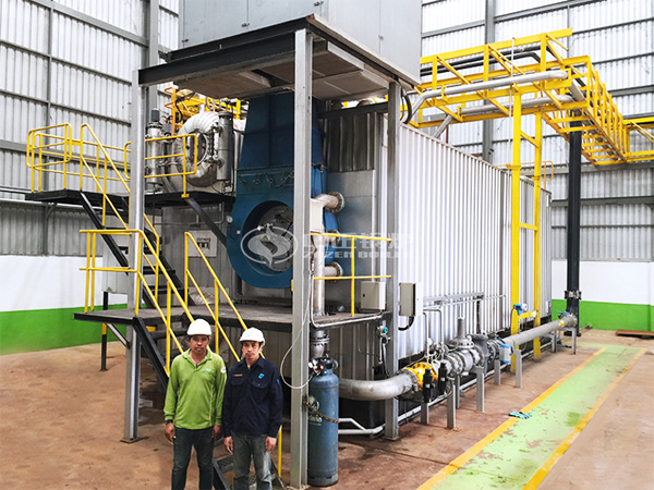 35噸SZS燃?xì)庹羝仩t項(xiàng)目