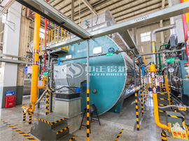 中正鍋爐售后服務(wù)團(tuán)隊助新沂魯花花生油