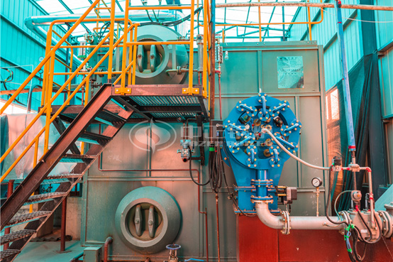 盛澤新型建材15噸SZS系列燃?xì)怙柡驼羝仩t項目